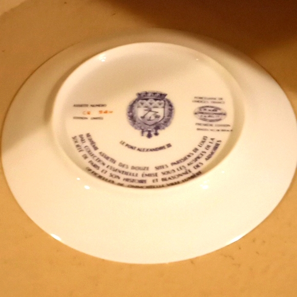 Pont Alexandre III Collector Plate - Picture 5 of 11